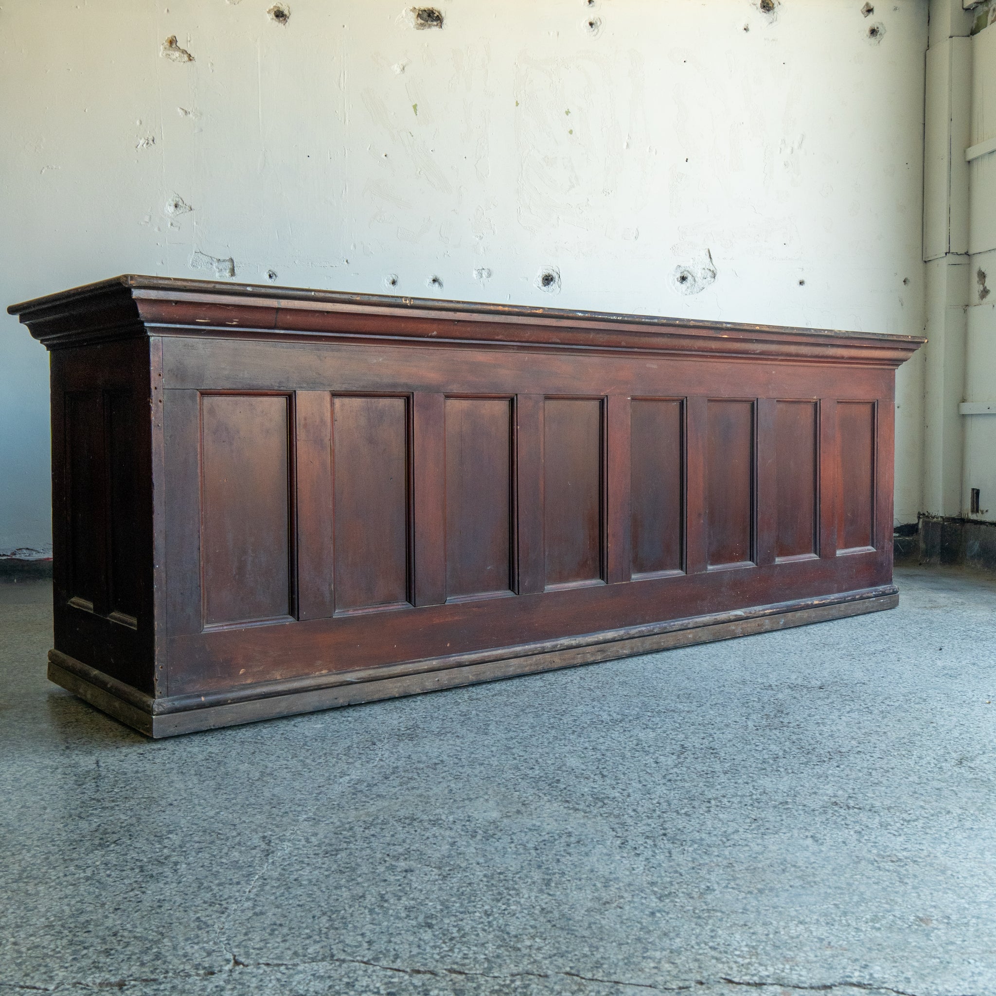 Antique Pine General Store Counter #1