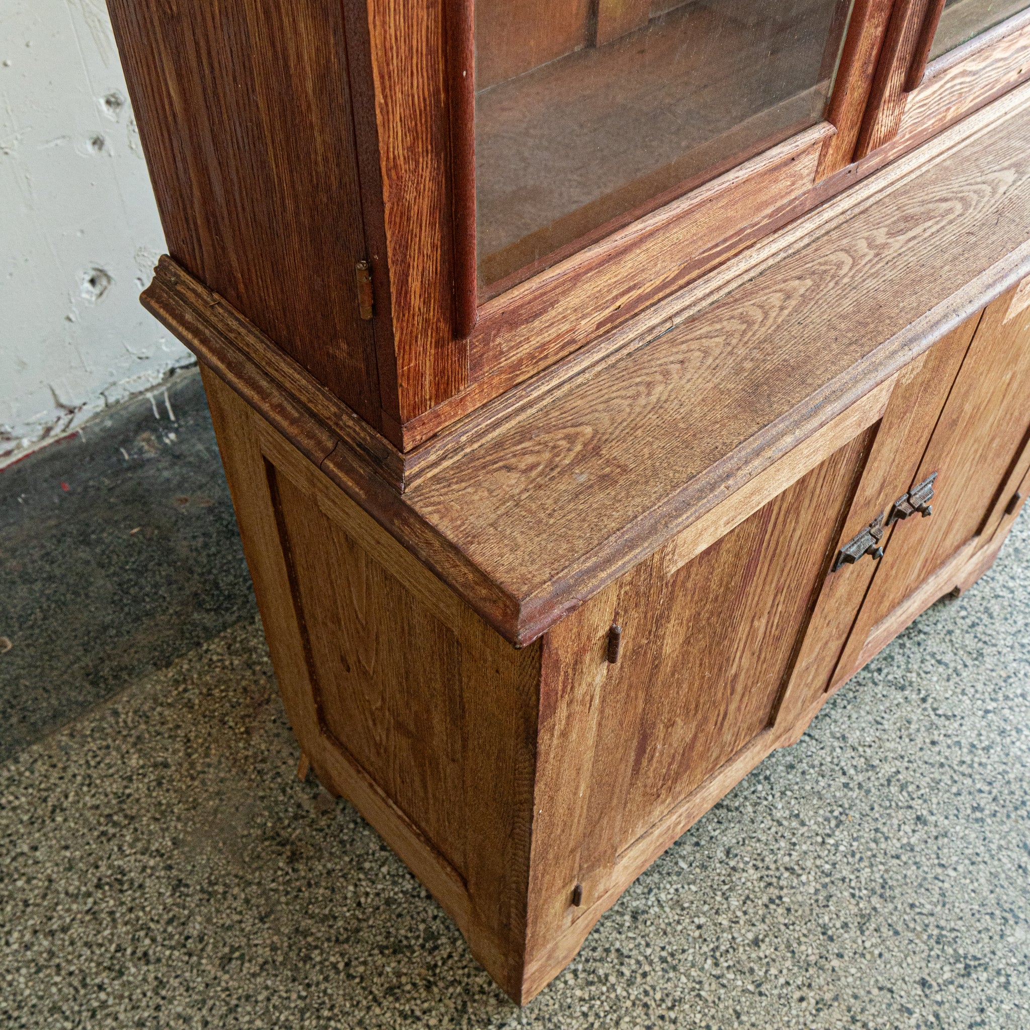Primitive 2-PC China Cabinet