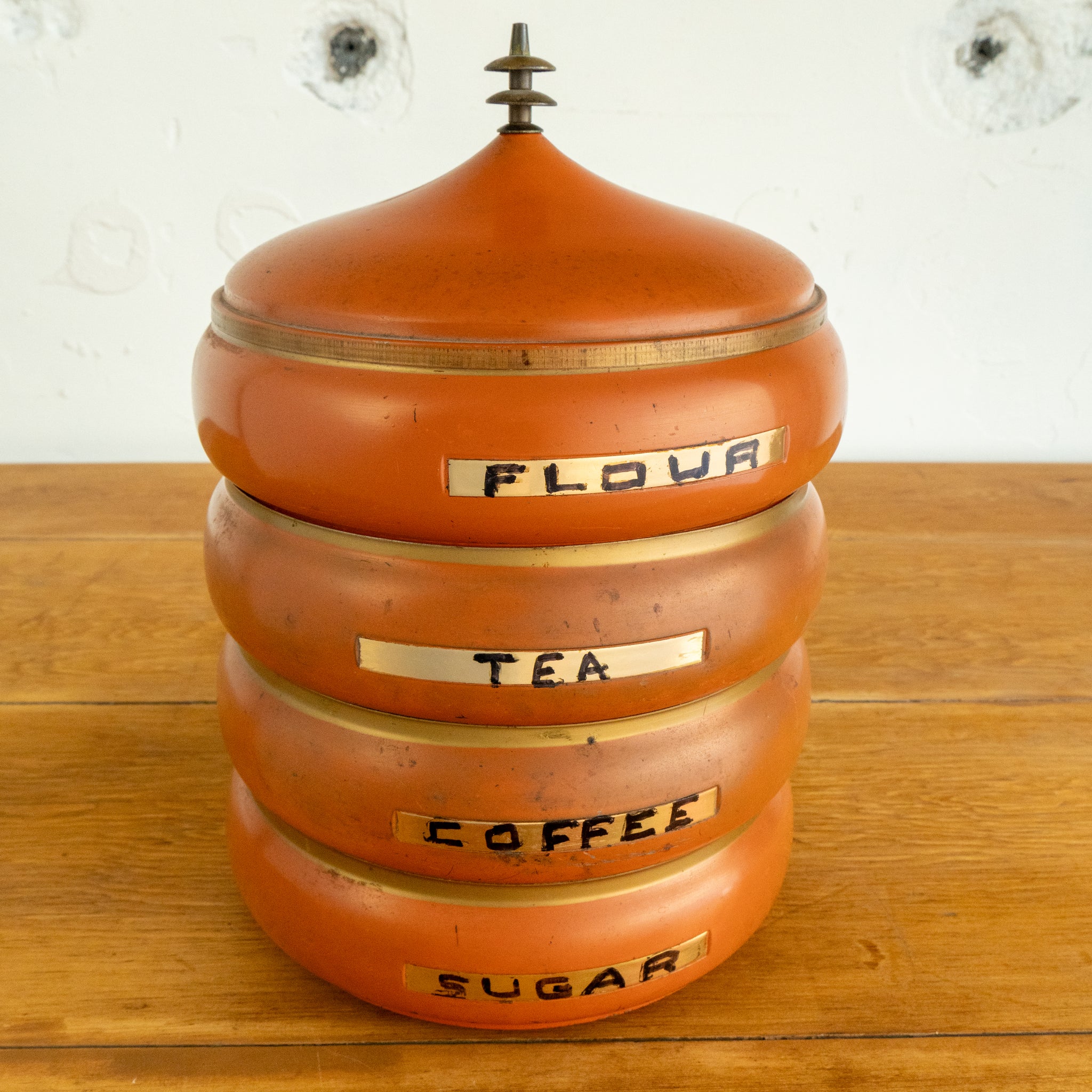 Vintage Stackable Container Set