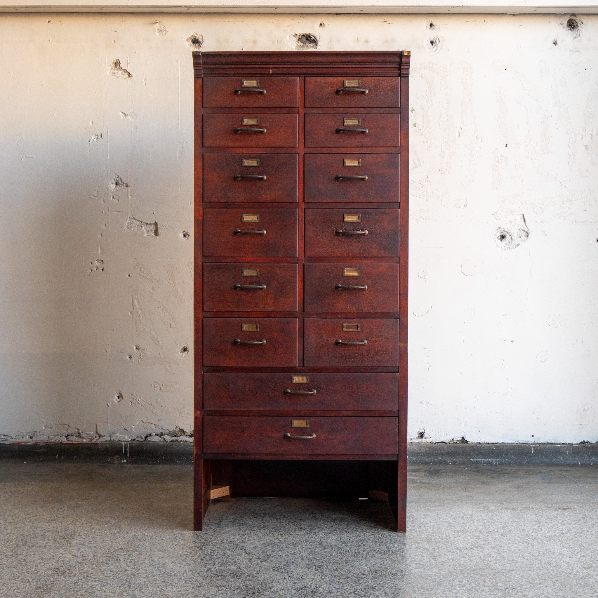 Antique Multi-Drawer Cabinet