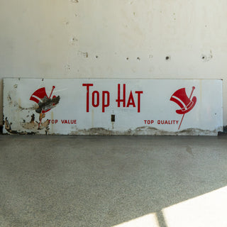 Top Hat Hamburgers Sign