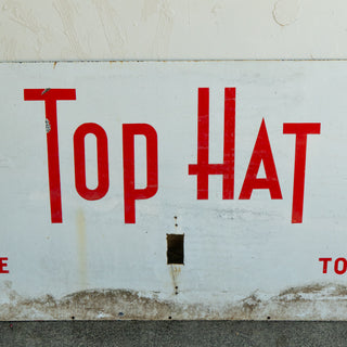 Top Hat Hamburgers Sign