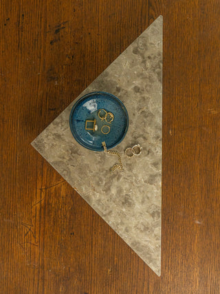 Triangle Marble Trays -Noir