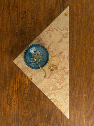 Triangle Marble Tray -Rose