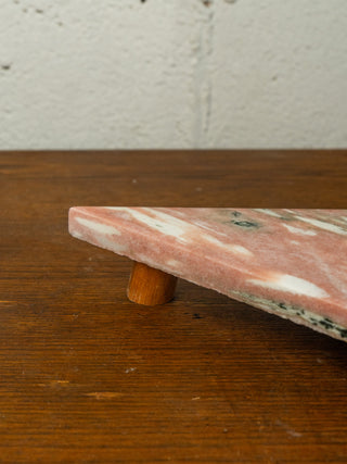 Triangle Marble Tray -Rose