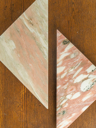 Triangle Marble Tray -Rose