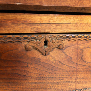 Victorian Midwest Oak Secretary Dresser