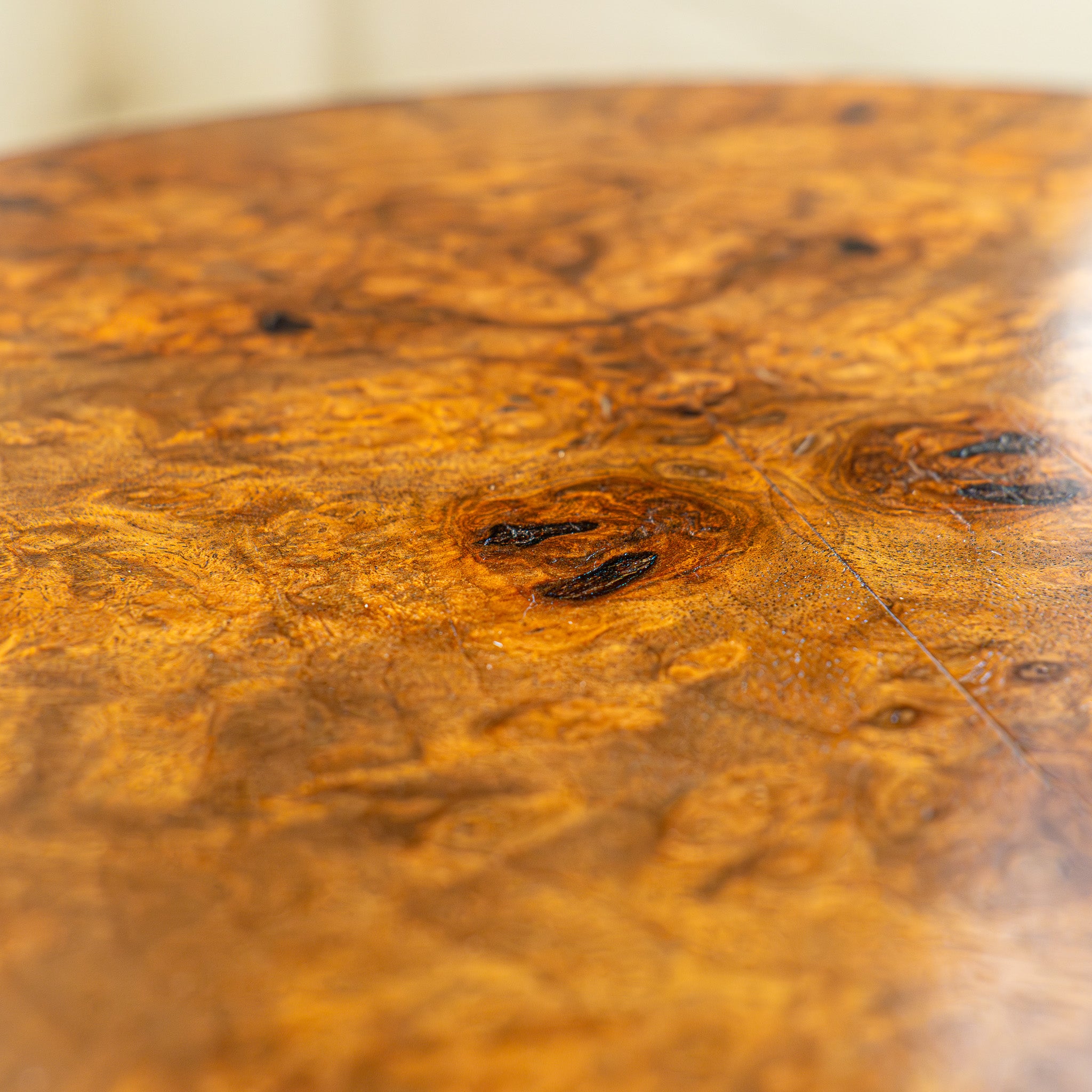 walnut end table top view reclaimed wood