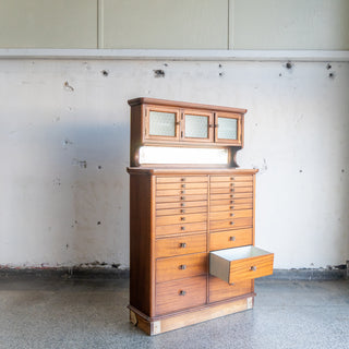 19th Century Antique Walnut Dental Cabinet