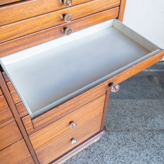19th Century Antique Walnut Dental Cabinet