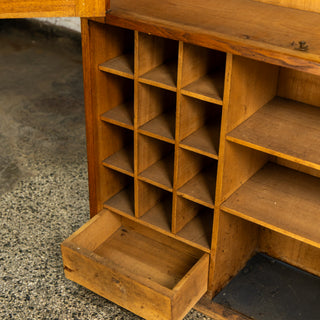Walnut Organizer Cabinet