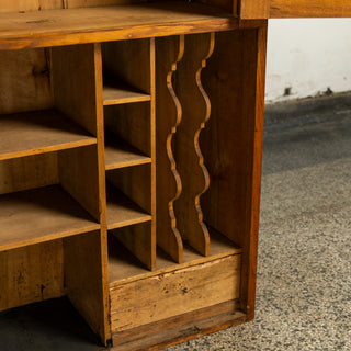 Walnut Organizer Cabinet