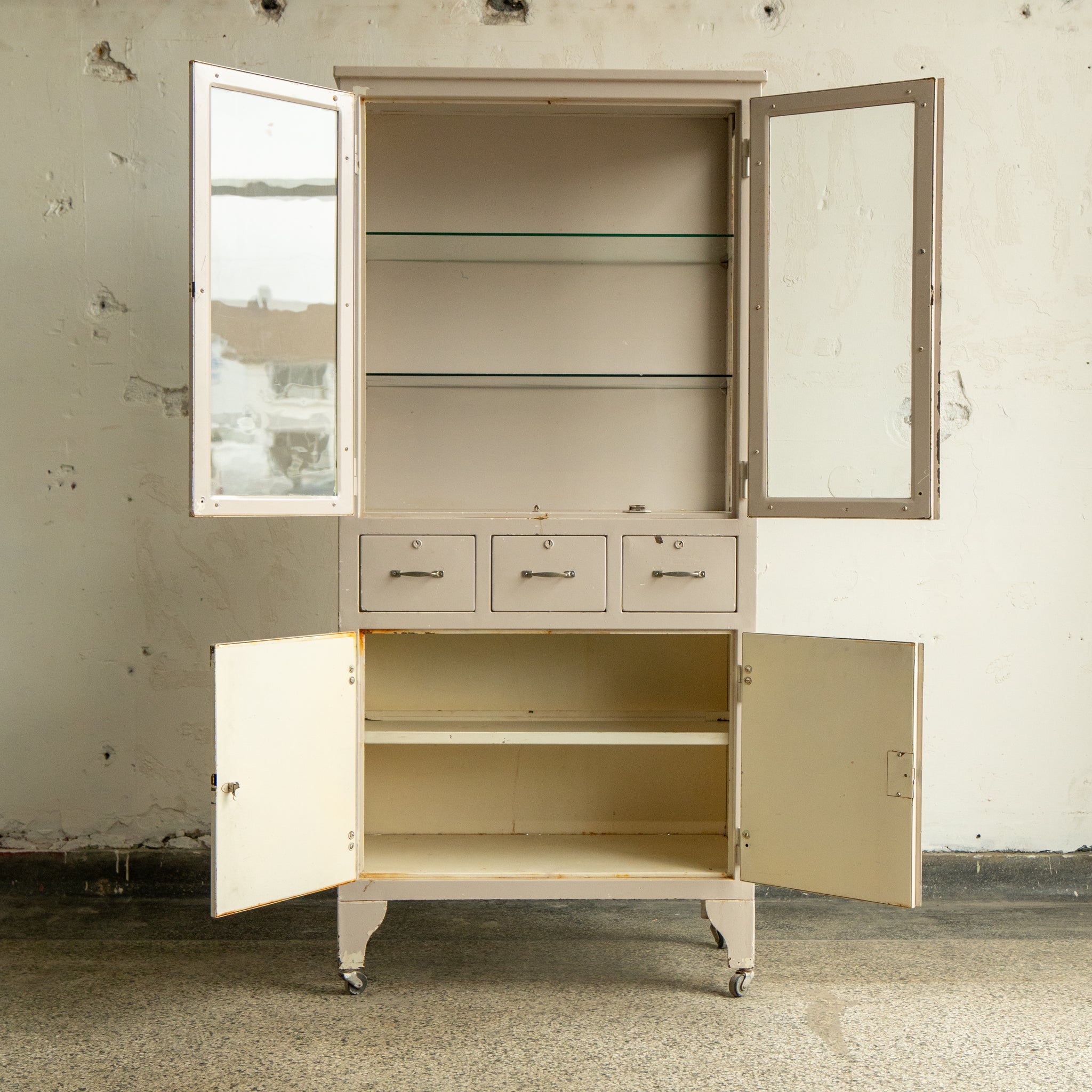 Antique Medical Cabinet