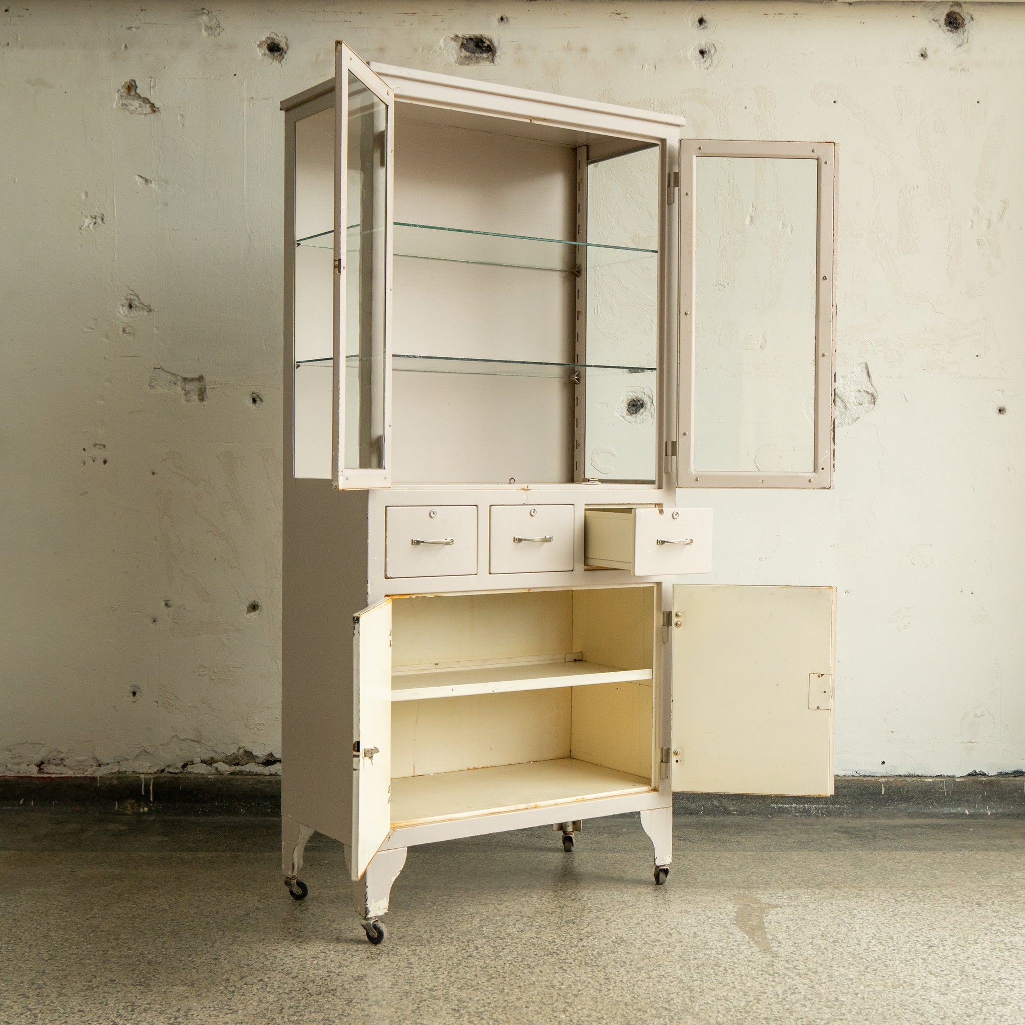 Antique Medical Cabinet