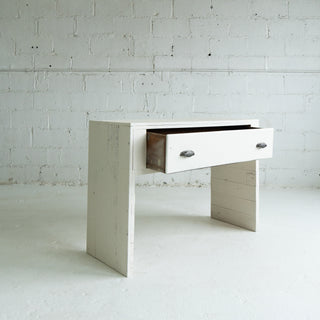 White Entry Table - #1 - Woodward Throwbacks