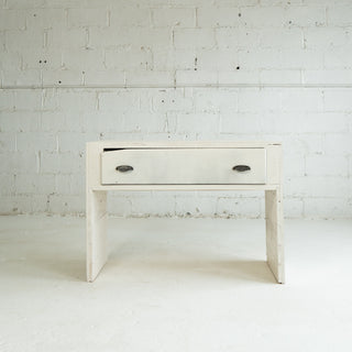 White Entry Table - #2 - Woodward Throwbacks