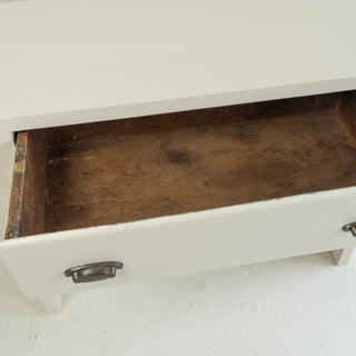 White Entry Table - #3 - Woodward Throwbacks