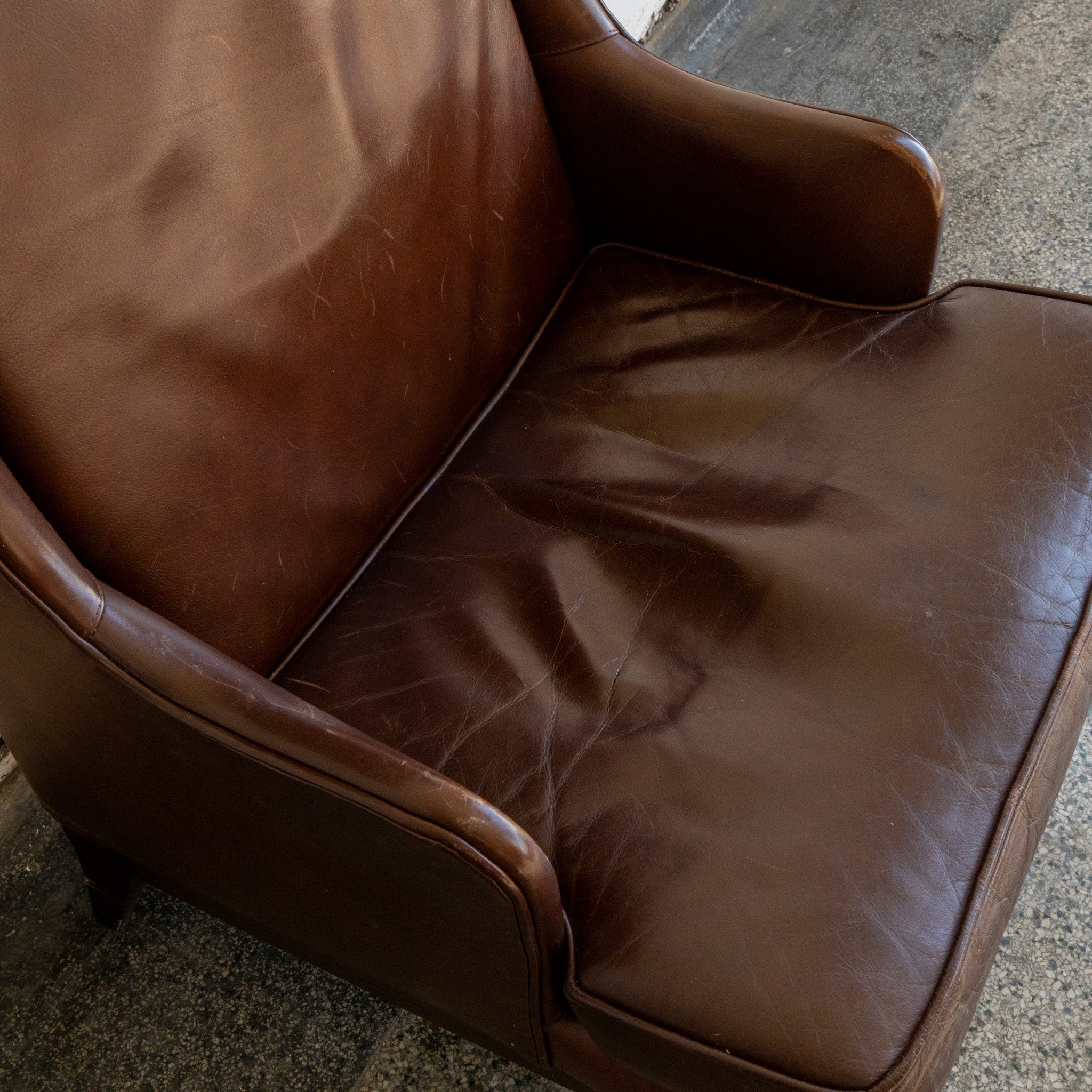Mid-Century Wing Back Chair