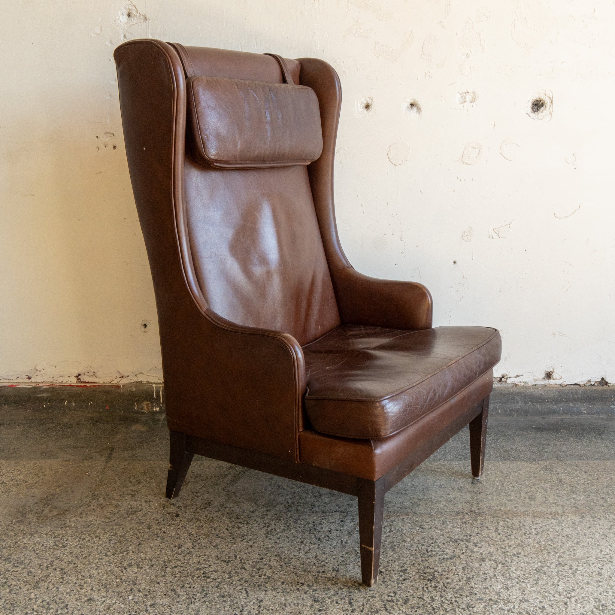 Mid-Century Wing Back Chair