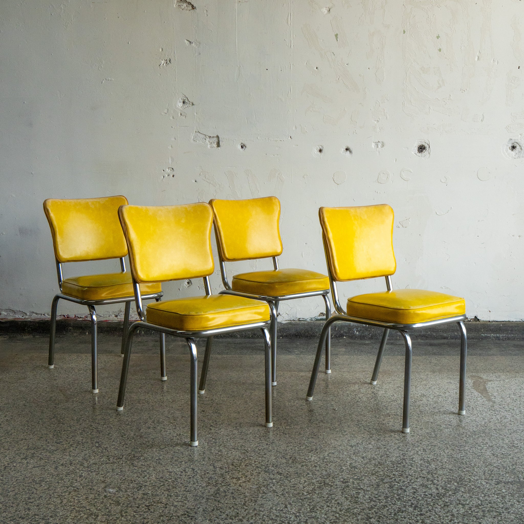 Vintage Chrome Dinette Chairs