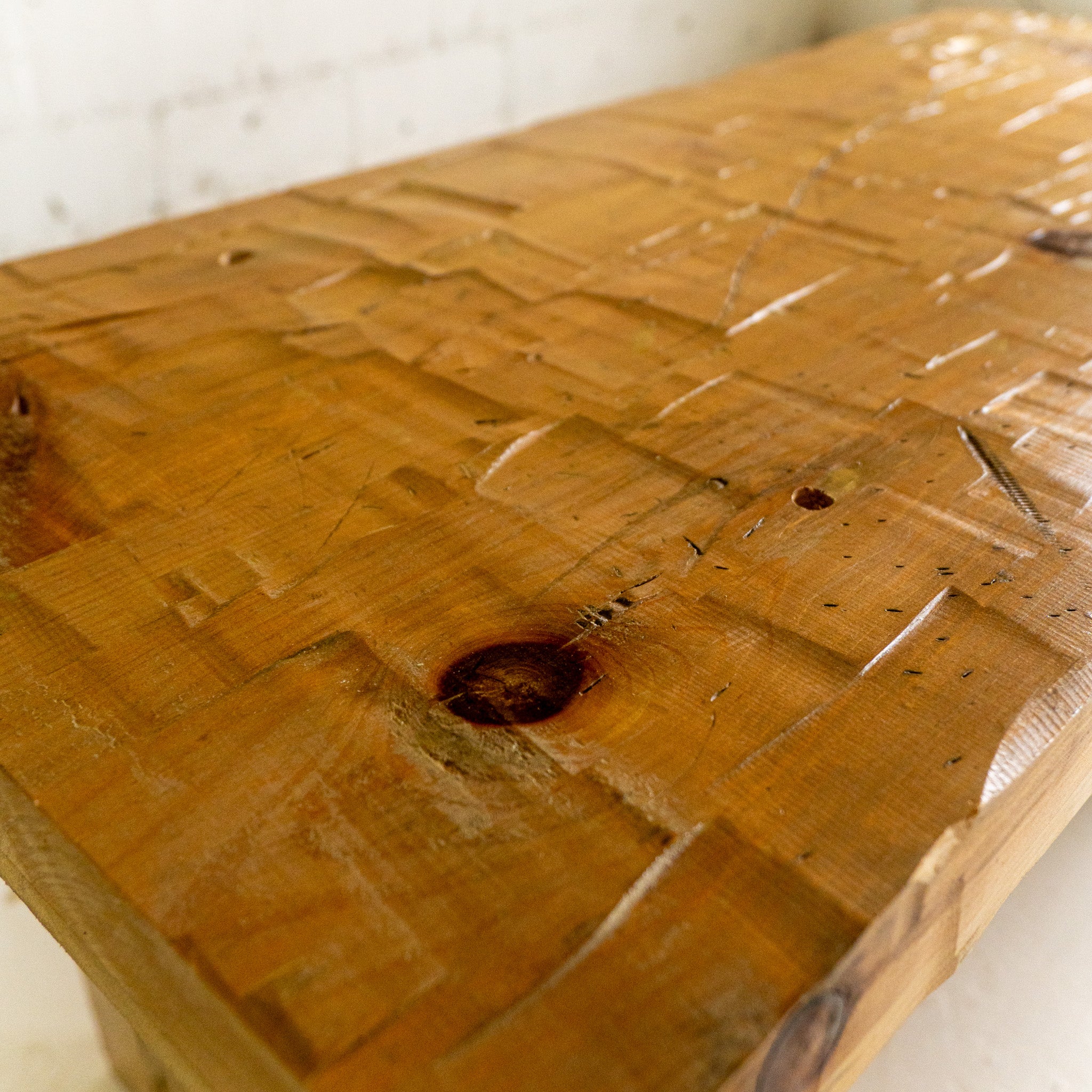 Hand Hewn Beam Coffee Table No. 2