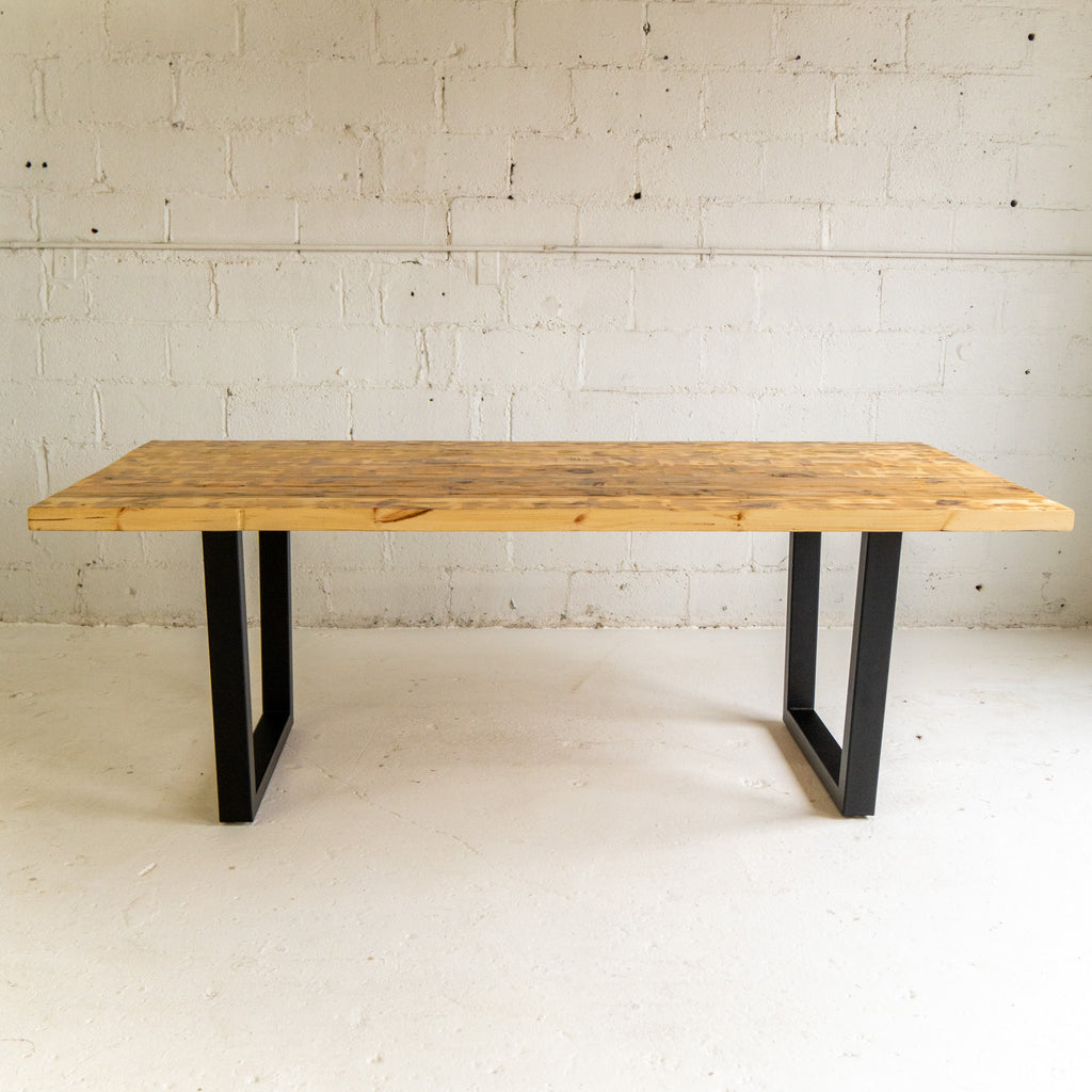 pine beam dining table