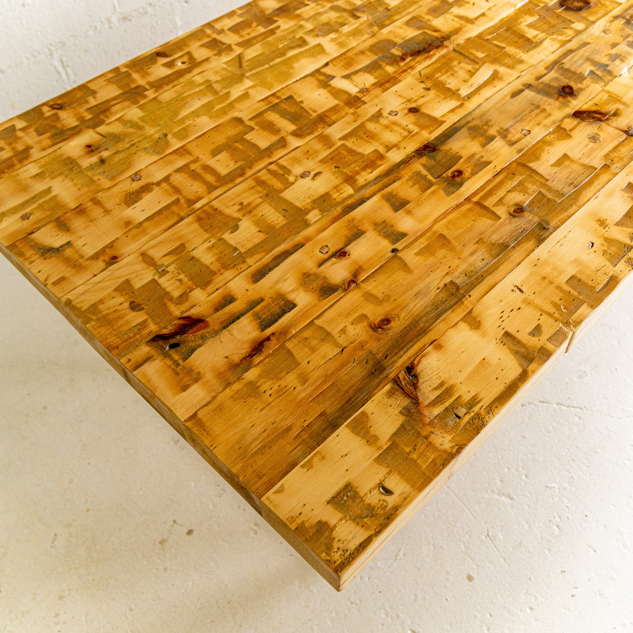 Hand Hewn Beam Dining Table