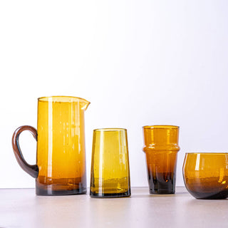 Moroccan Hand-Blown Pitcher - Woodward Throwbacks