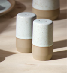 CAJA Stoneware Salt & Pepper Shaker Sets