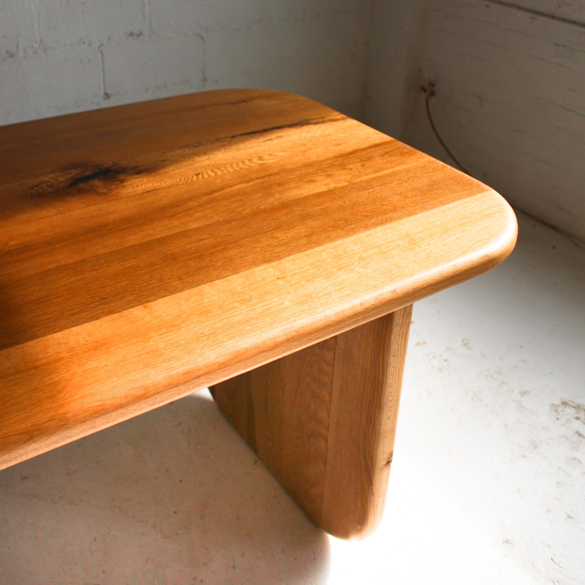 Art Deco Dining Table top view reclaimed wood