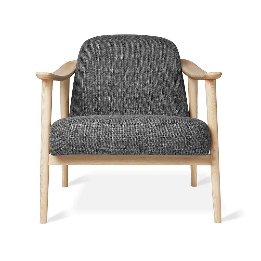 baltic chair Andorra pewter ash natural front view