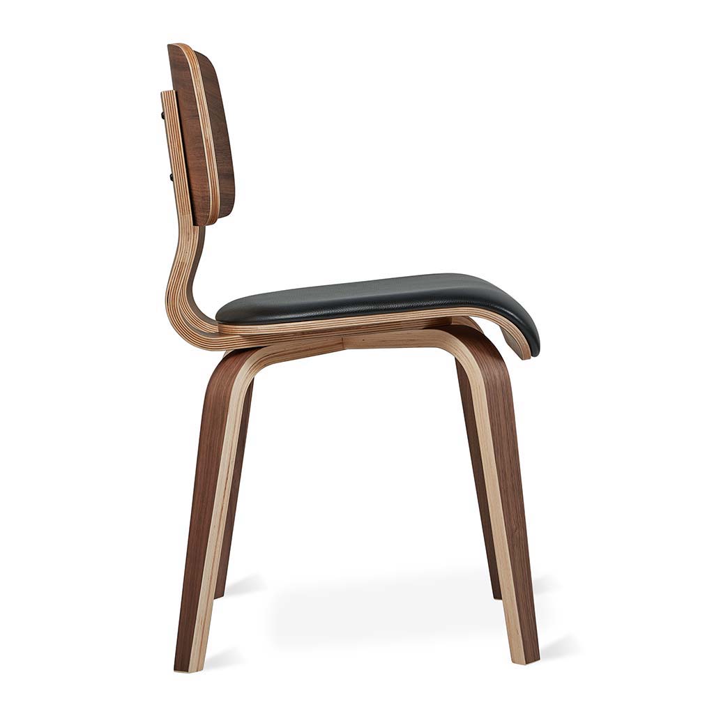 Cardinal Dining Chair Black Side View