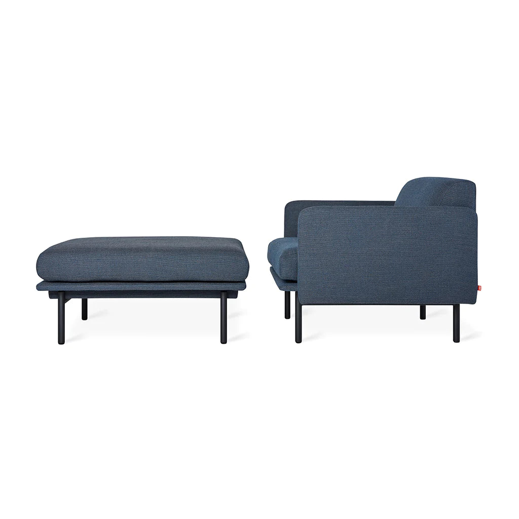 foundry chaise Hanson navy side view