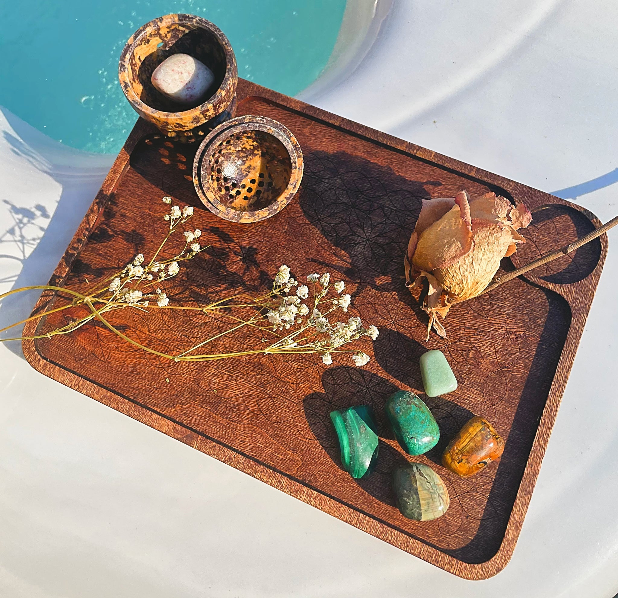 Flora Smudge Tray