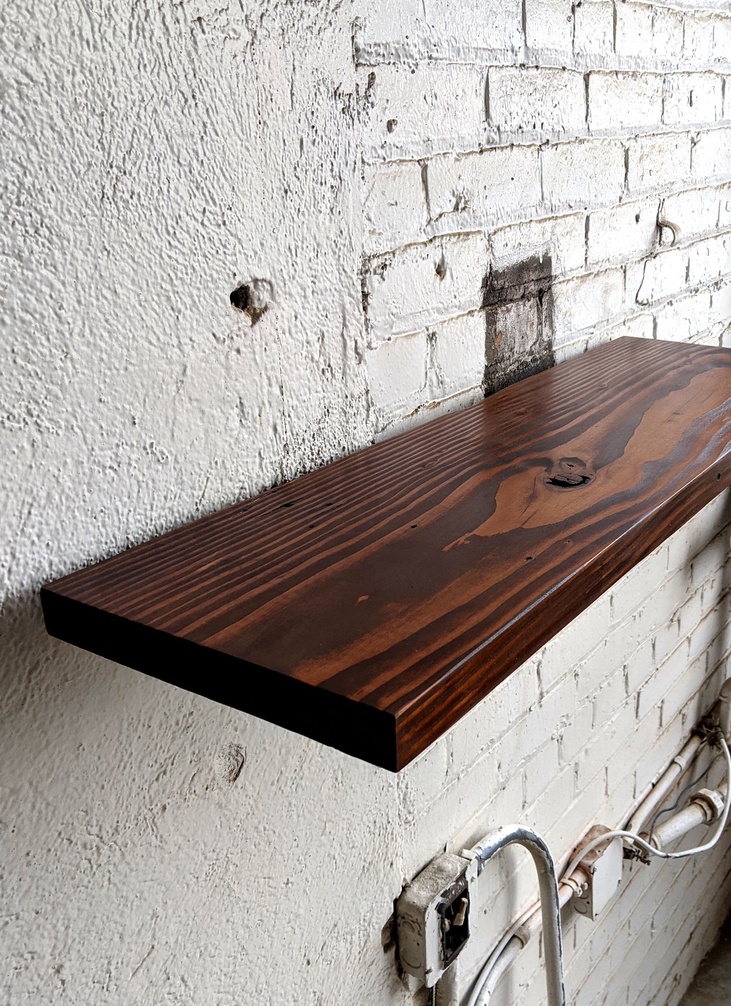 Java Reclaimed Wood Shelf - Made in Detroit