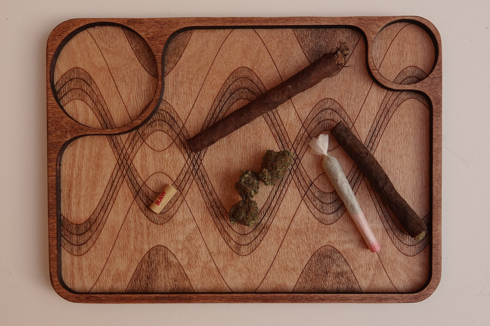 Wave Smudge Tray