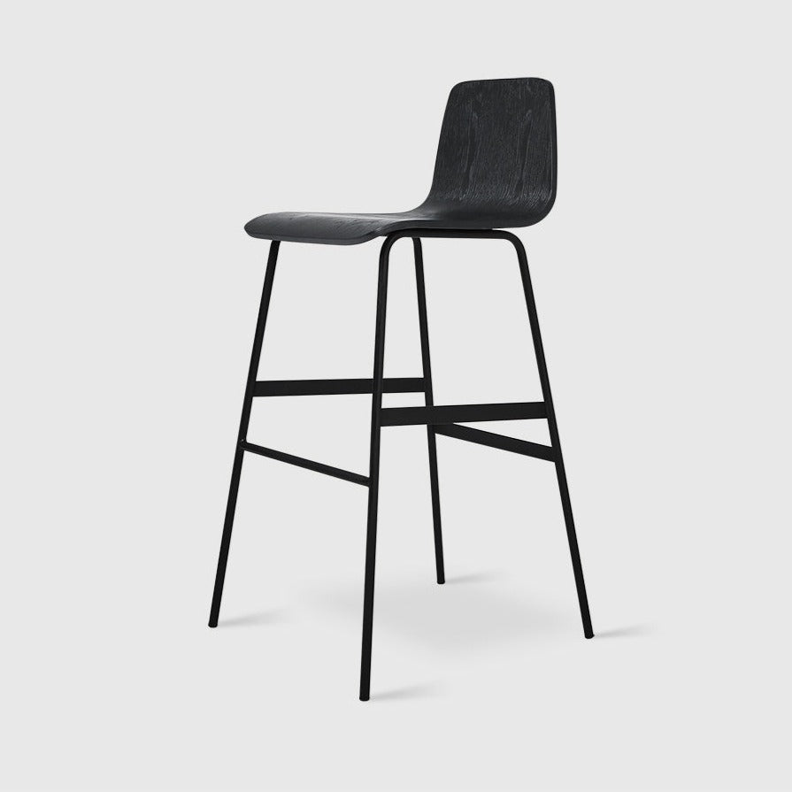 lecture counter stool black ash full view