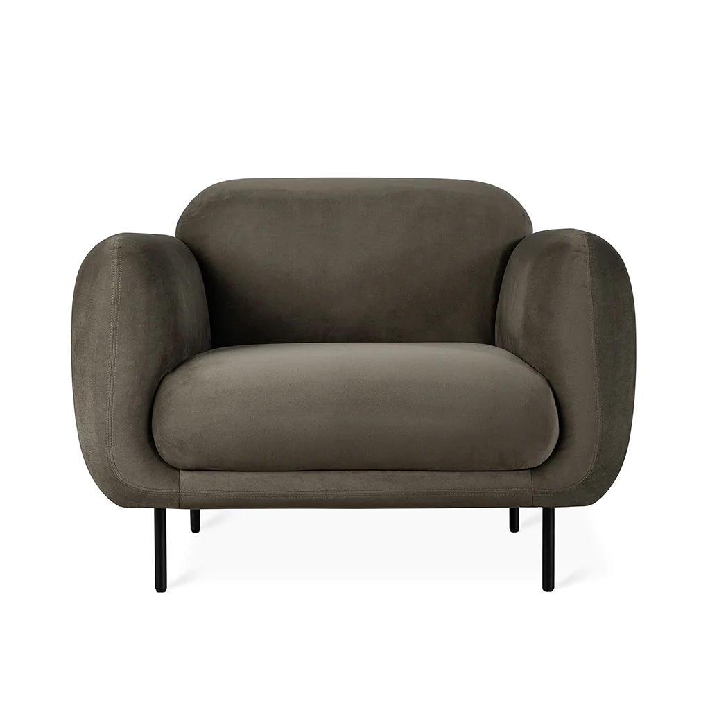 nord accent chair cassella mink front view
