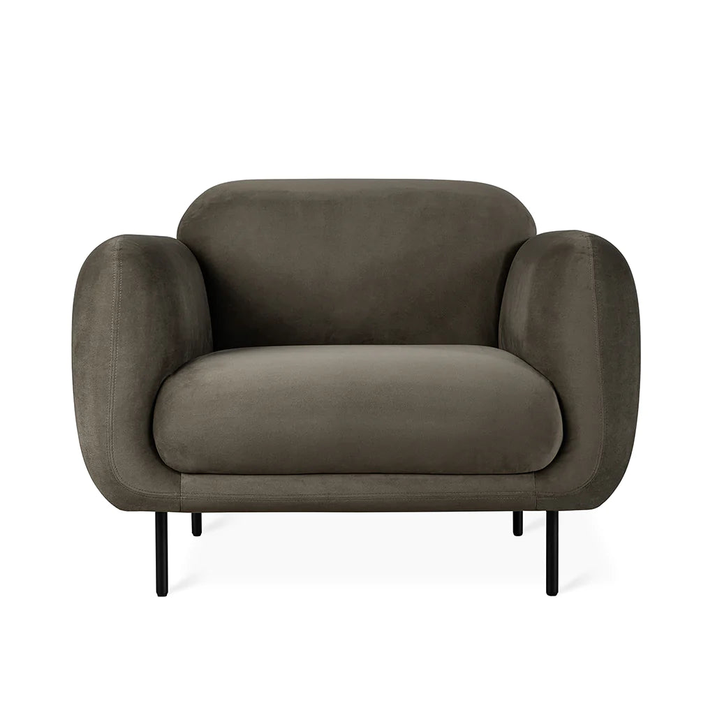 nord accent chair cassella mink front view