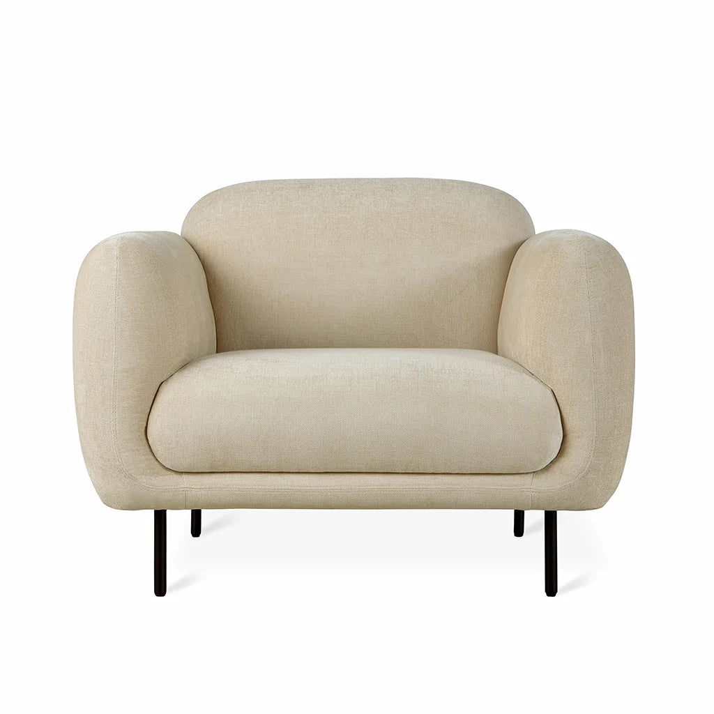 nord accent chair Rousseau barley front view