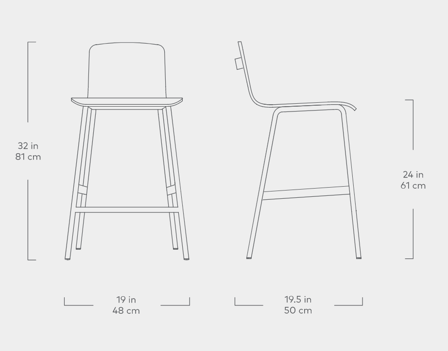 lecture counter stool details and measurements