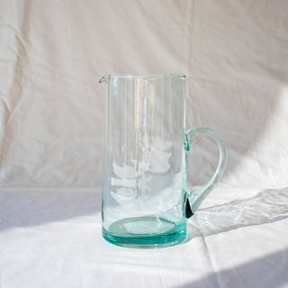 Moroccan Hand-Blown Pitcher - Woodward Throwbacks