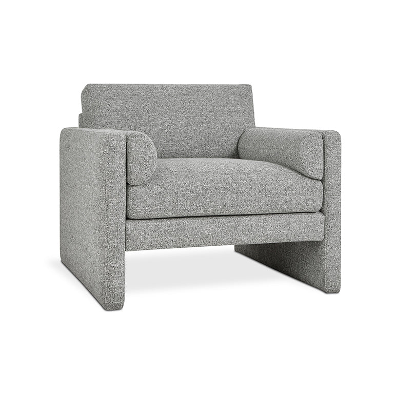 laurel accent chair Roberts granite full view