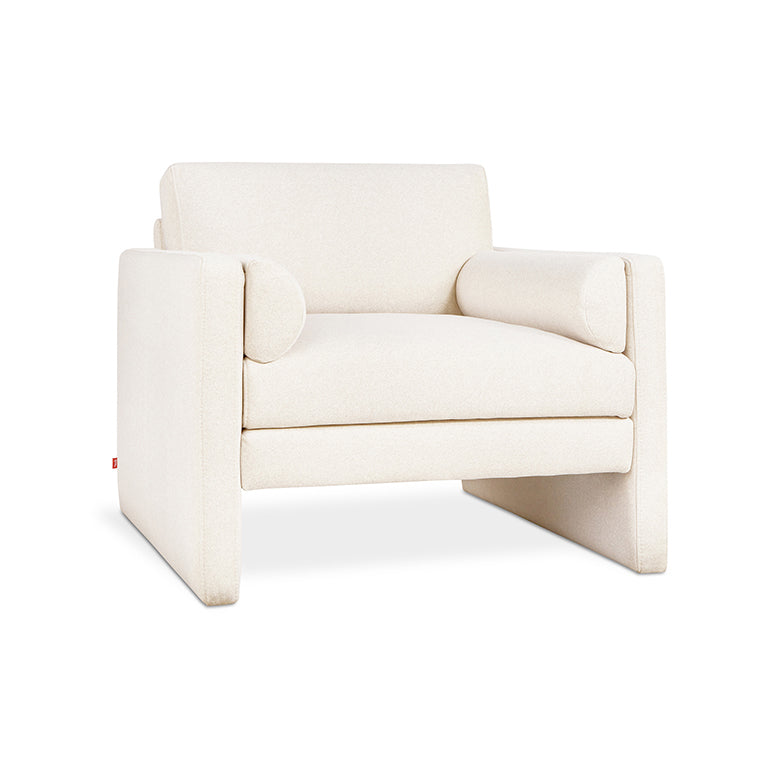 laurel accent chair marino cream front view