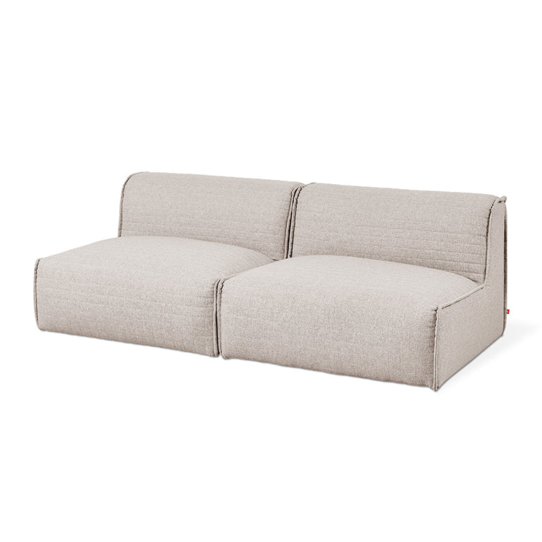 nexus 2 piece sectional front view
