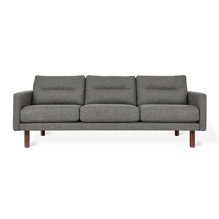 miller sofa andorra pewter front view