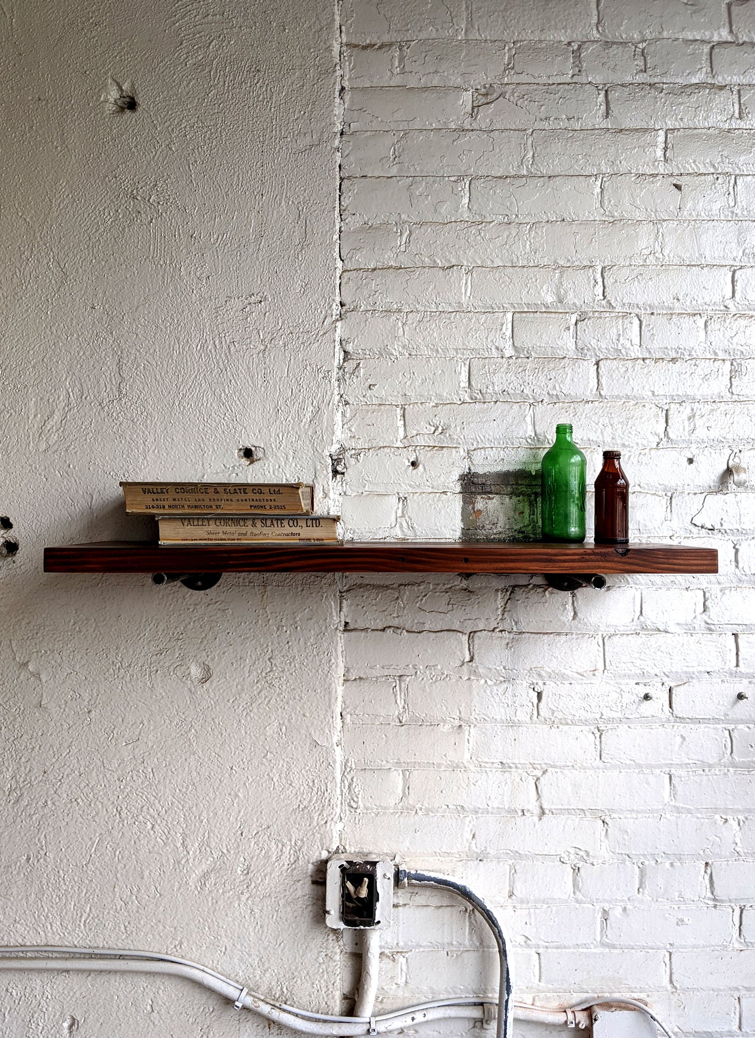 Java Reclaimed Wood Shelf - Made in Detroit