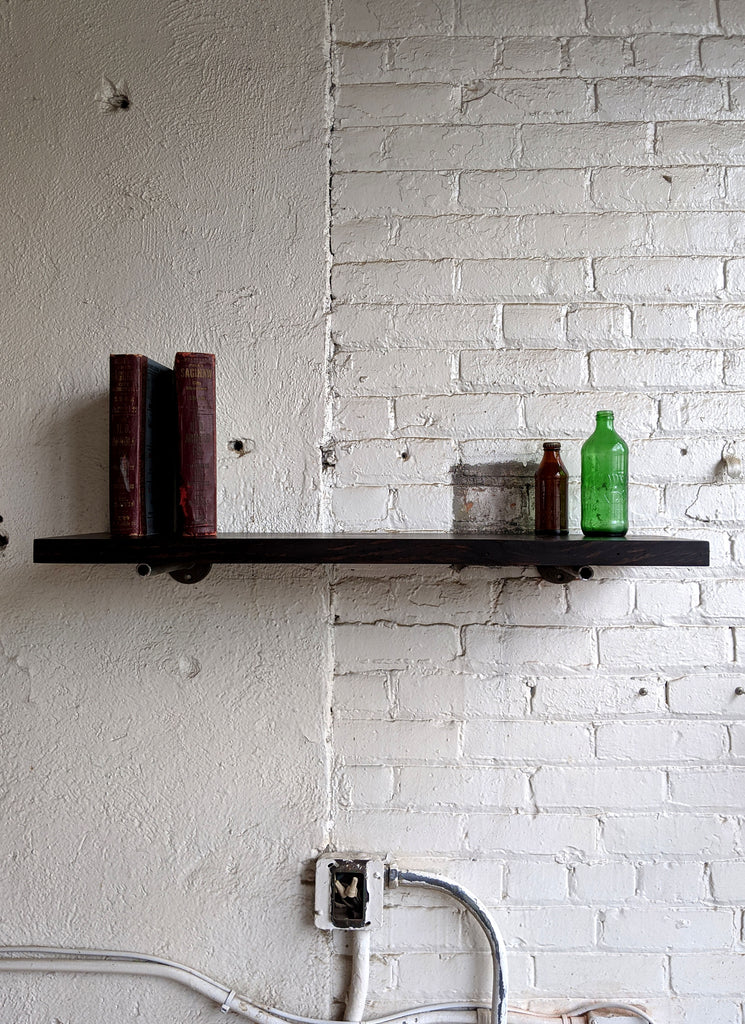 Smokehouse Reclaimed Wood Shelf - Made in Detroit